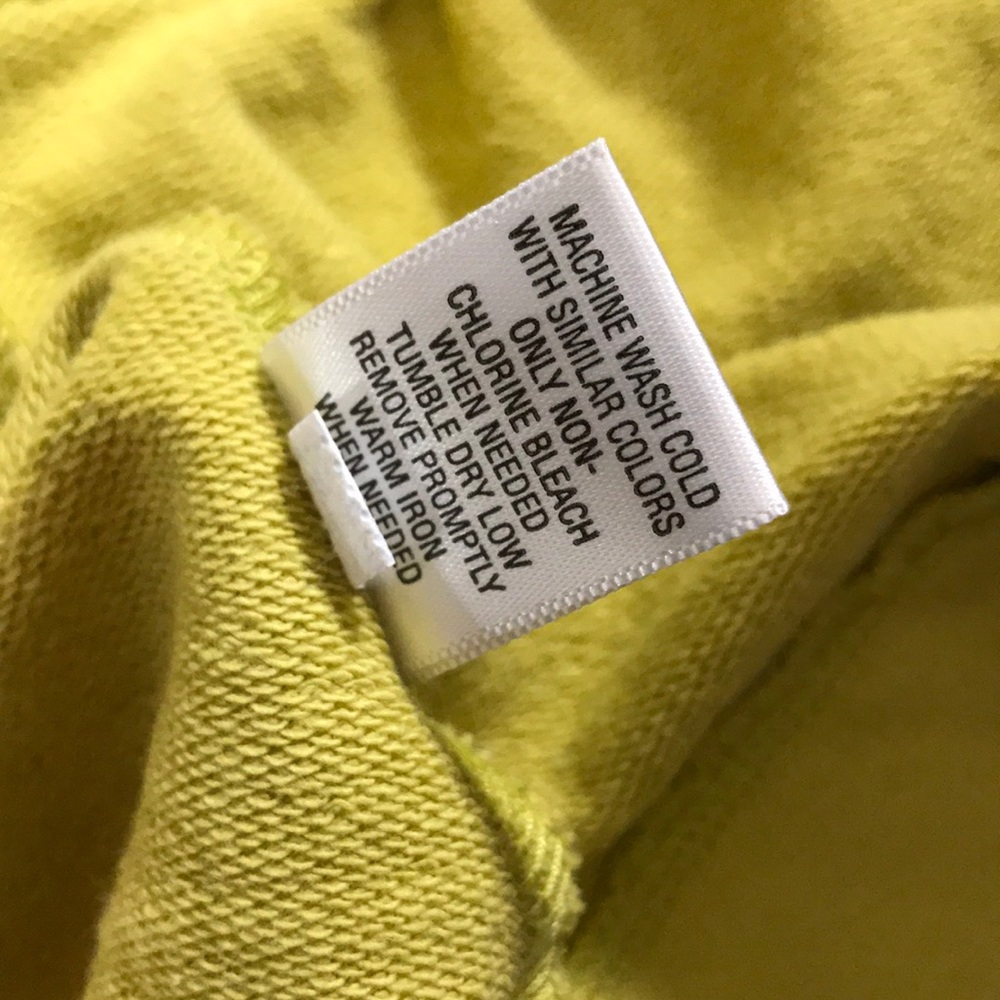 MERONA (M) YELLOW S SLEEVE FITTED BUTTON TOP EUC - Picture 8 of 8